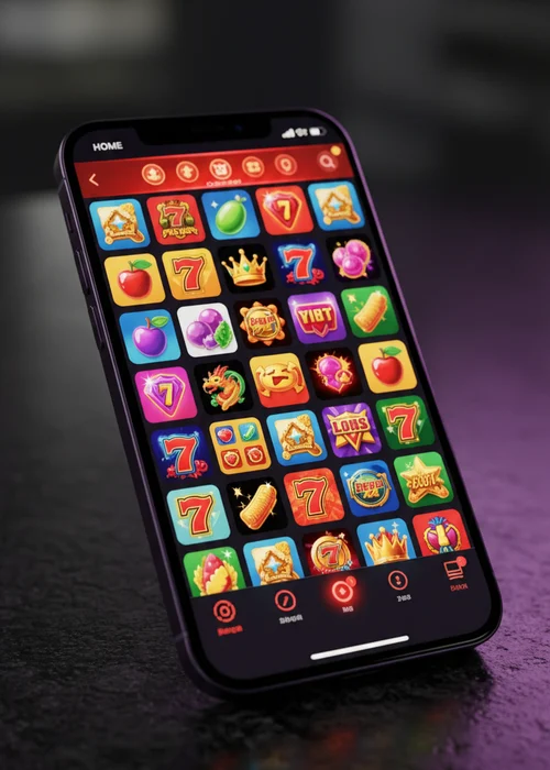 Interface van B5 Casino met diverse online slots en promotiebanners die nieuwe spelers uitnodigen voor een spannend avontuur.